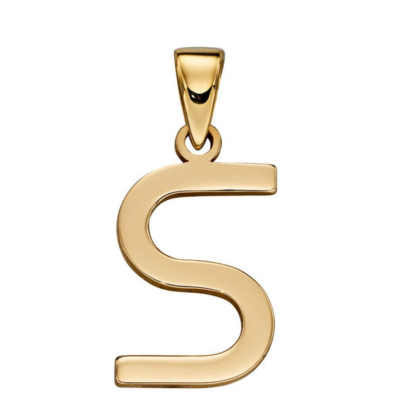 9ct Yellow Gold Letter Pendants